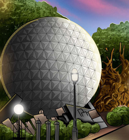 Disney World Poster Disney four parks...