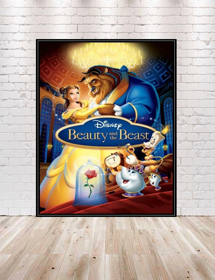 Beauty and the Beast Poster Disney...