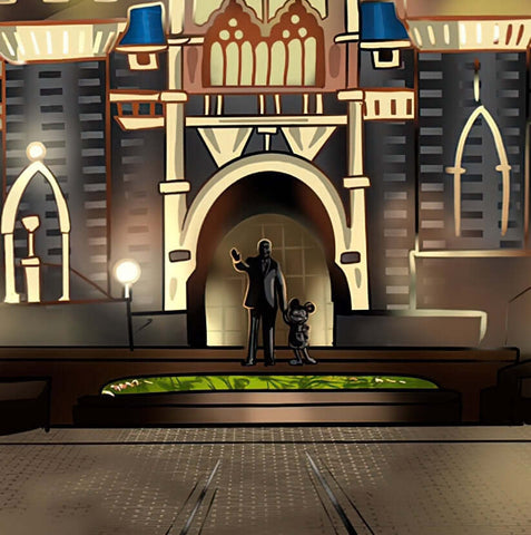 Disney Four parks Attraction Poster The...