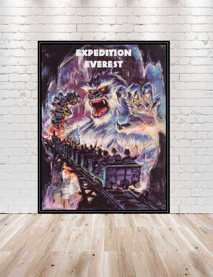 Expedition Everest Poster Animal Kingdom Poster...