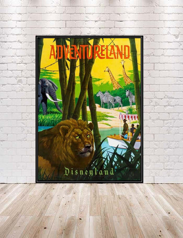 Adventureland Poster Vintage Disney Poster Classic...