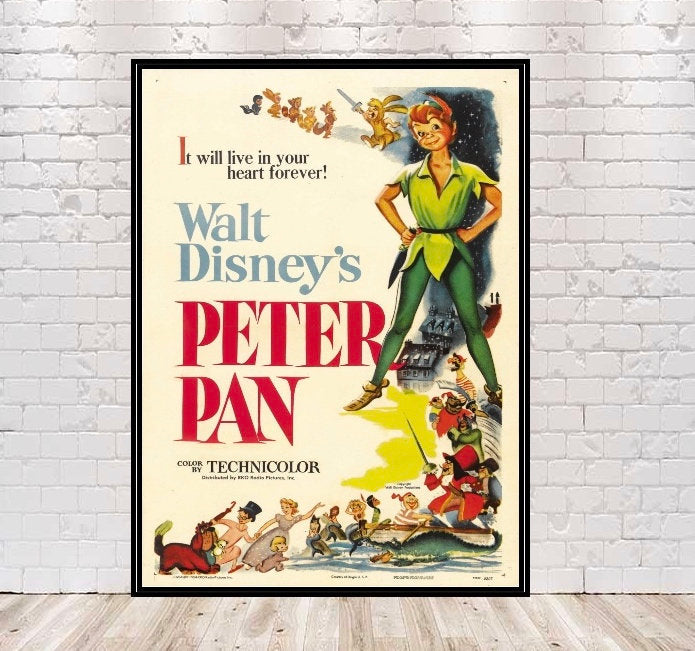 peter pan poster disney