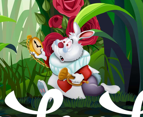 Alice in Wonderland Poster Vintage Disney...