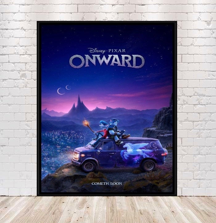 Onward Poster Disney Onward Movie Poster...