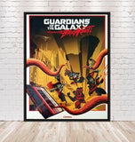 Guardians Of The Galaxy Mission Breakout Poster Disney Attraction Poster Vintage Disneyland Poster California Adventure Poster Wall Art