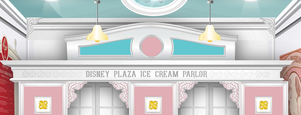 Disney Plaza Ice Cream Parlor Poster...