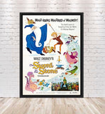 The Sword in the Stone Poster Disney Movie Poster Attraction Poster Vintage Disney Poster Classic Walt Disney World Poster Wall Art Bedroom