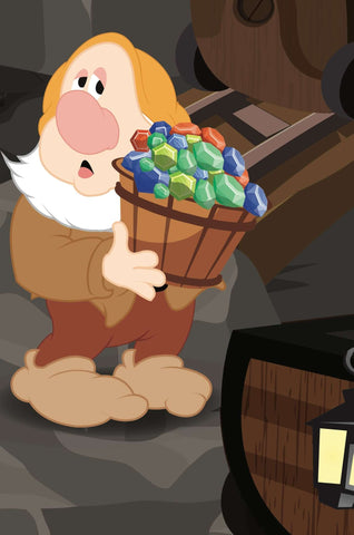 Seven Dwarf Mine Train Poster Disney...