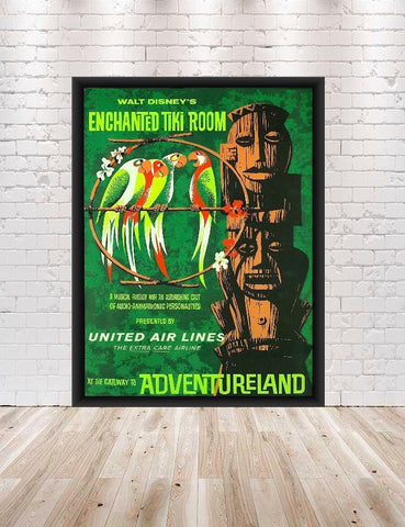 Enchanted Tiki Room Poster Disney Attraction...