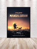 The Mandalorian Poster Star Wars Poster Disney Poster The Mandalorian Season 1 Poster Hollywood Studios Star Tours Vintage Posters Wall Art