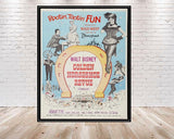 Golden Horseshoe Revue Poster Vintage Disney Movie Poster Classic Disneyland Attraction Posters Disney World Poster Wall Art Christmas Gift