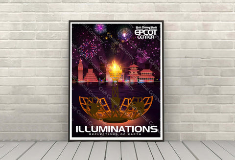 Epcot Illuminations Reflections of Earth Fireworks...