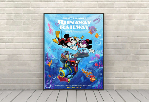 Mickey and Minnies Runaway Railway Poster...