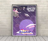 Soarin Around The World Poster Epcot Disney Attraction Poster