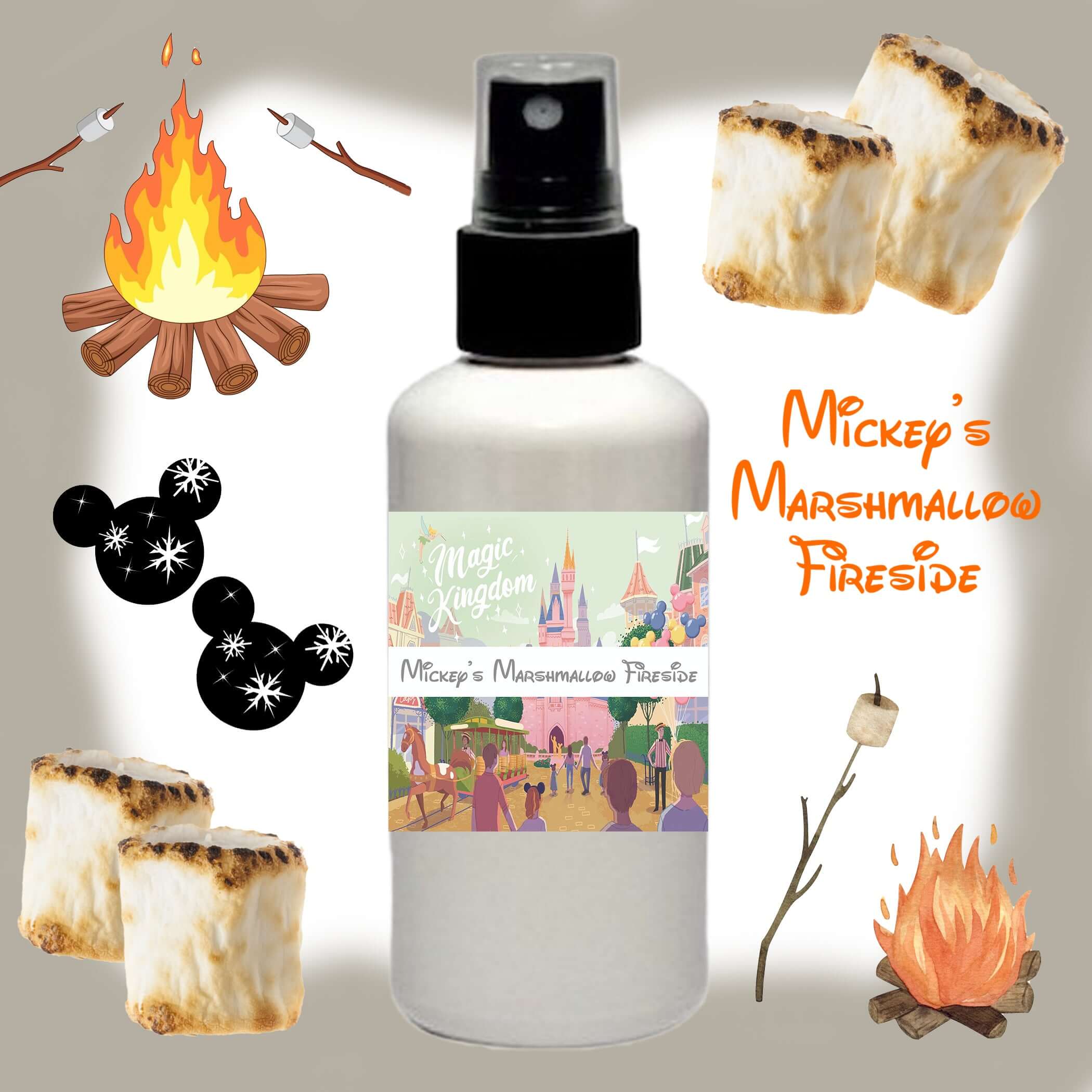 Mickey's Marshmallow Fireside Fragrance Spray Disney...