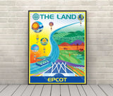 Living with the Land at Epcot Center Poster Disney World Attraction Posters (Hidden Mickey)