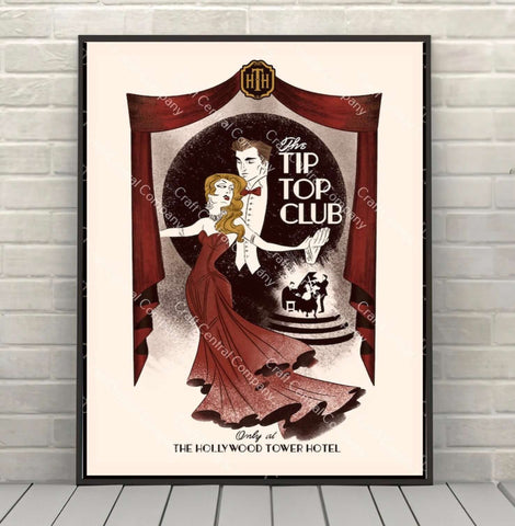 Tower of Terror Poster Disney Attraction...